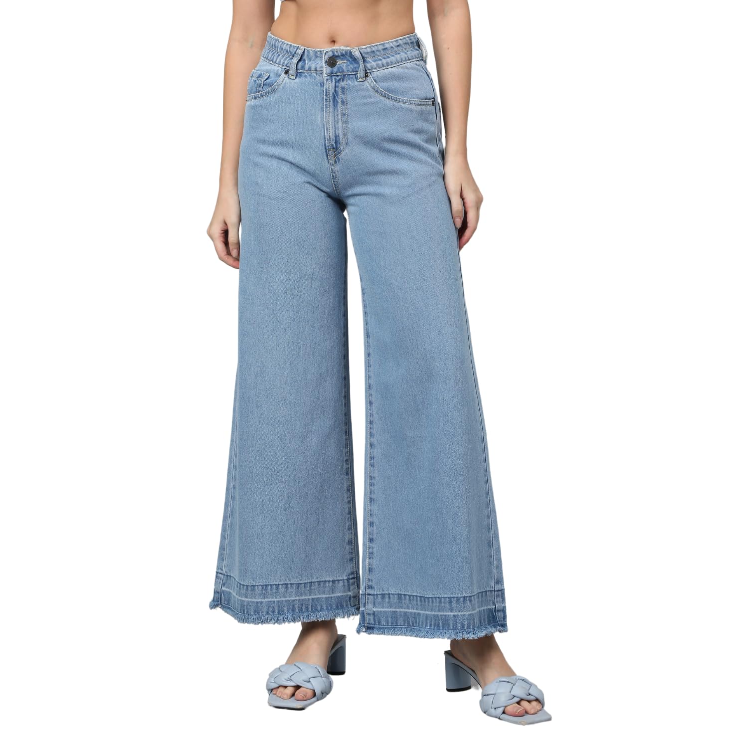AKA CHIC Women’s Wide Leg Jeans – Stylish High-Waisted Relaxed Fit Denim Pants for Comfortable Everyday Wear