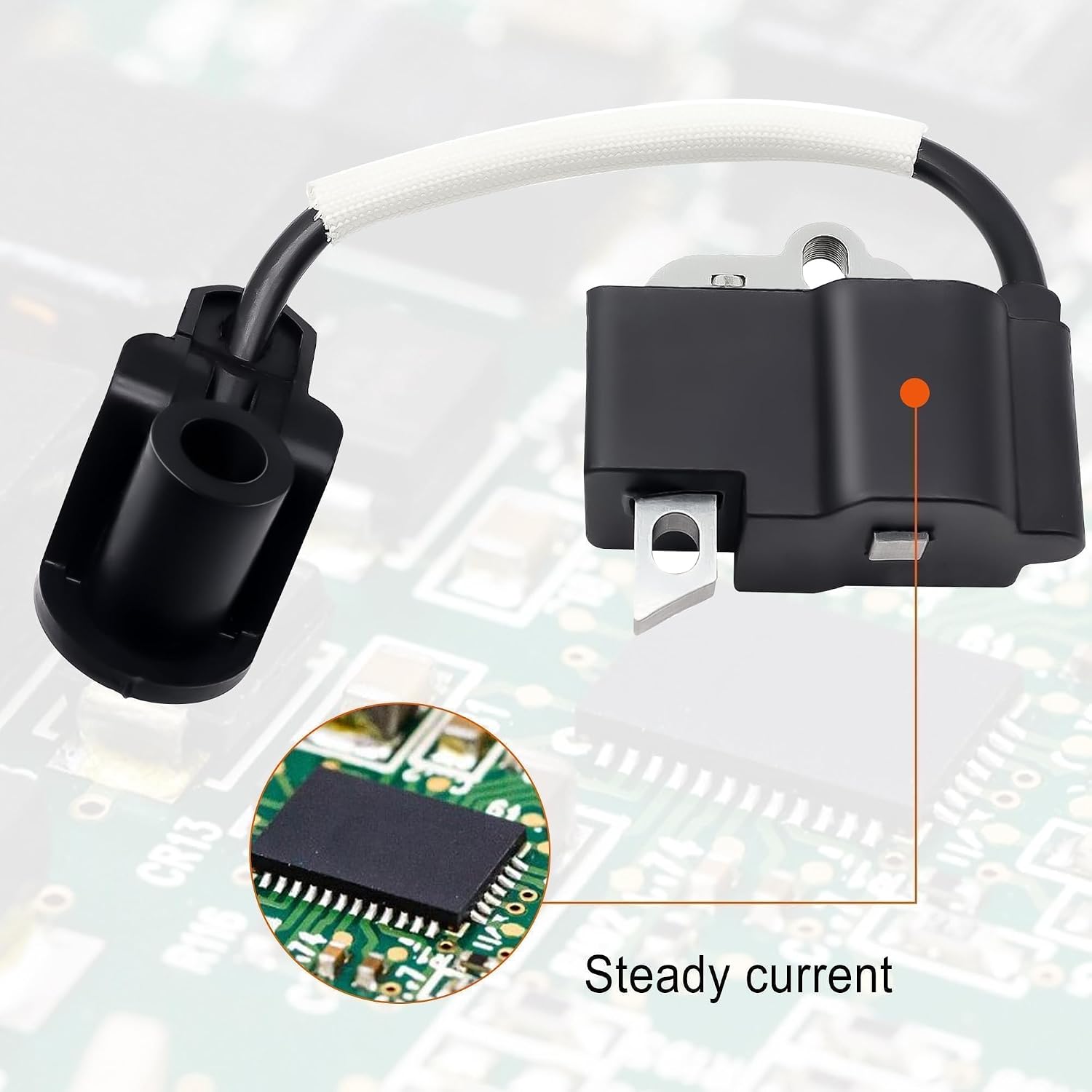 4249-400-1300 Ignition Coil for Stihl FS90 FS90R FS100 FS100RX FS110 FS130 FS130R FC90 FC95 FC100 KM90 KM90R KM130 Brushcutters HL90 HL90K HL95 Extended Reach Hedge Trimmer 4180 400 1308