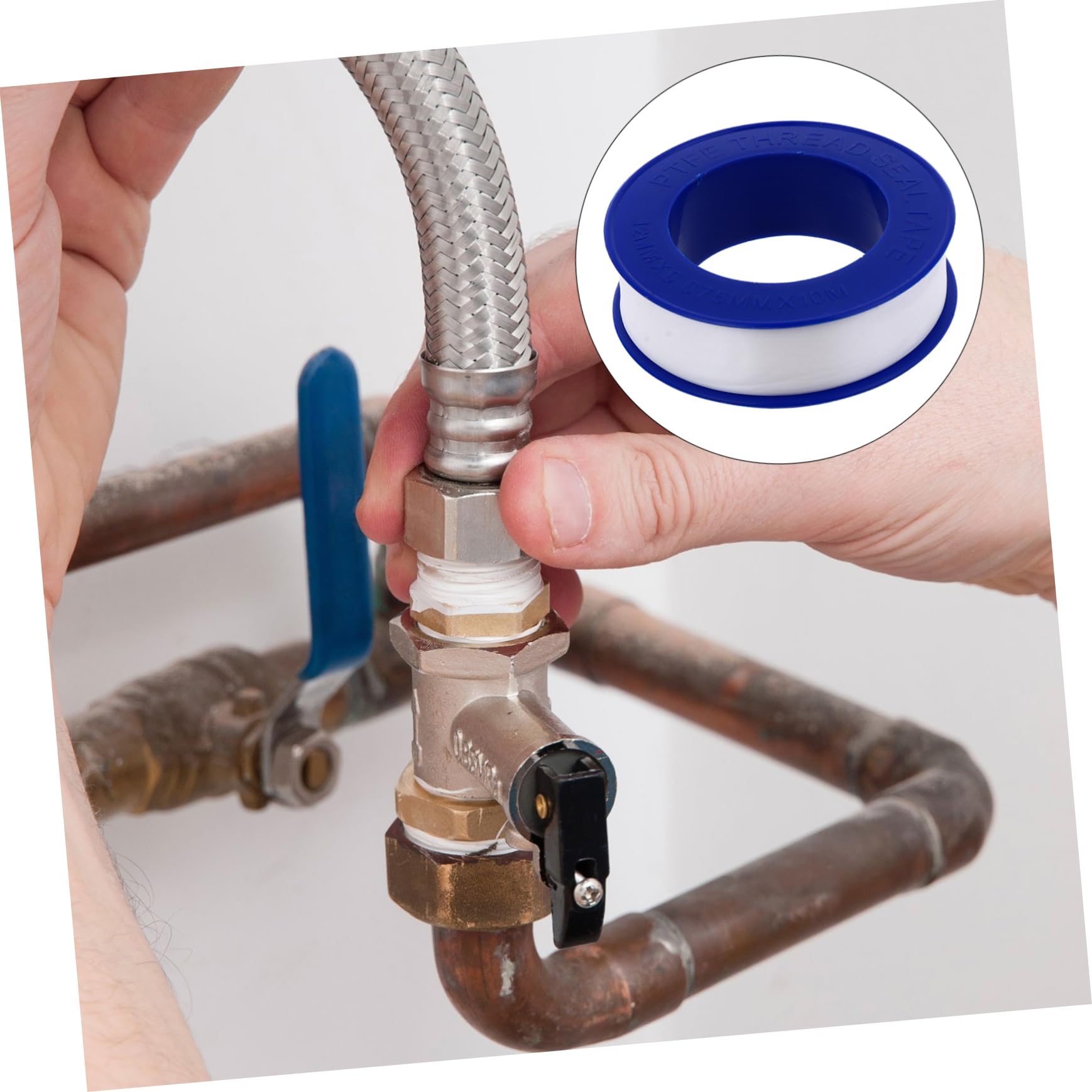 ARTIBETTER 30 Pcs Vinyl Tape Plumbing Thread Tape Plumbers Putty Plumbers Slealant Tape Sealant Tape Elastic Armband Thread Sealant Water Thread Tape Tapes PTFE Sealing Tape Water Proof