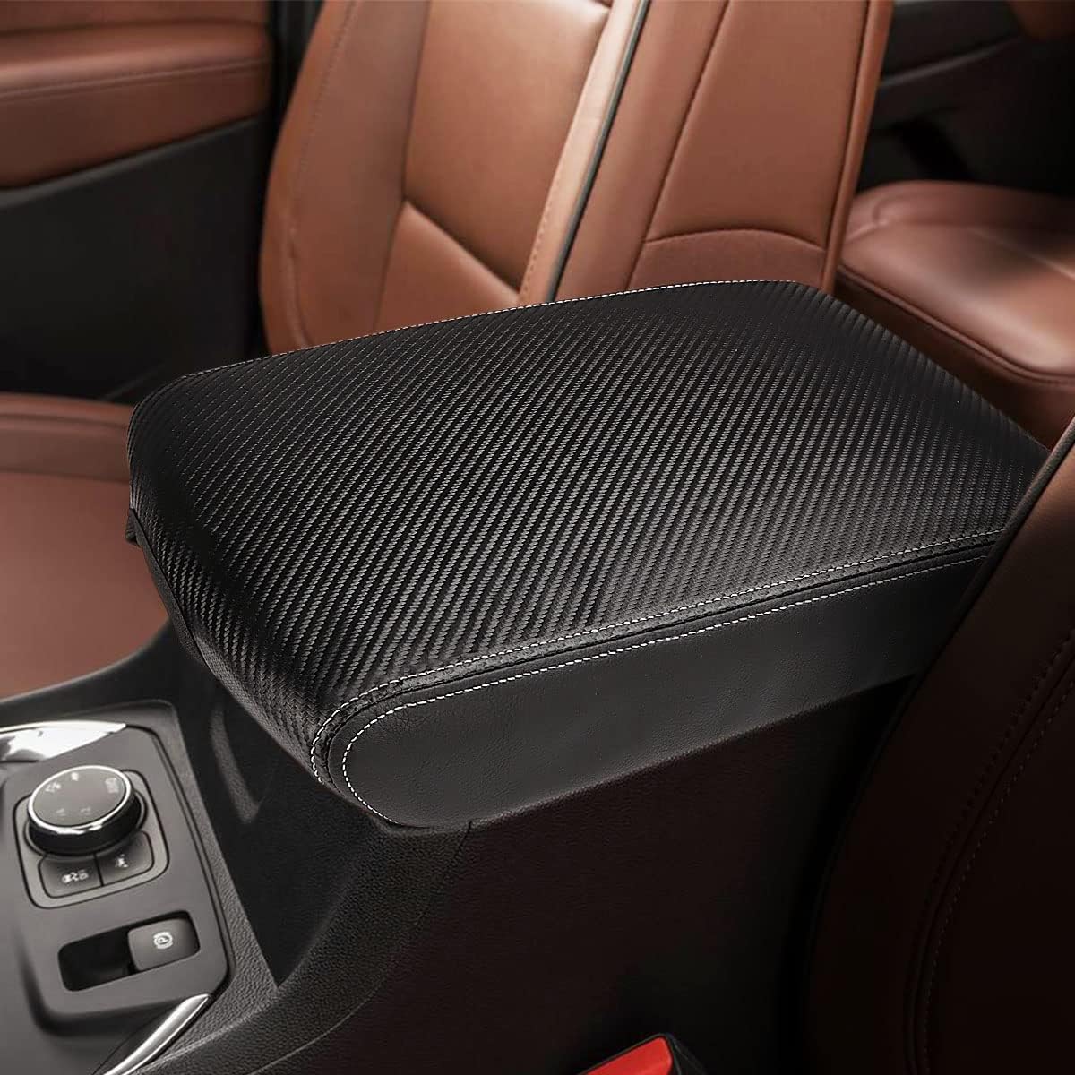 INTGET Center Console Armrest Cover for Chevy Traverse