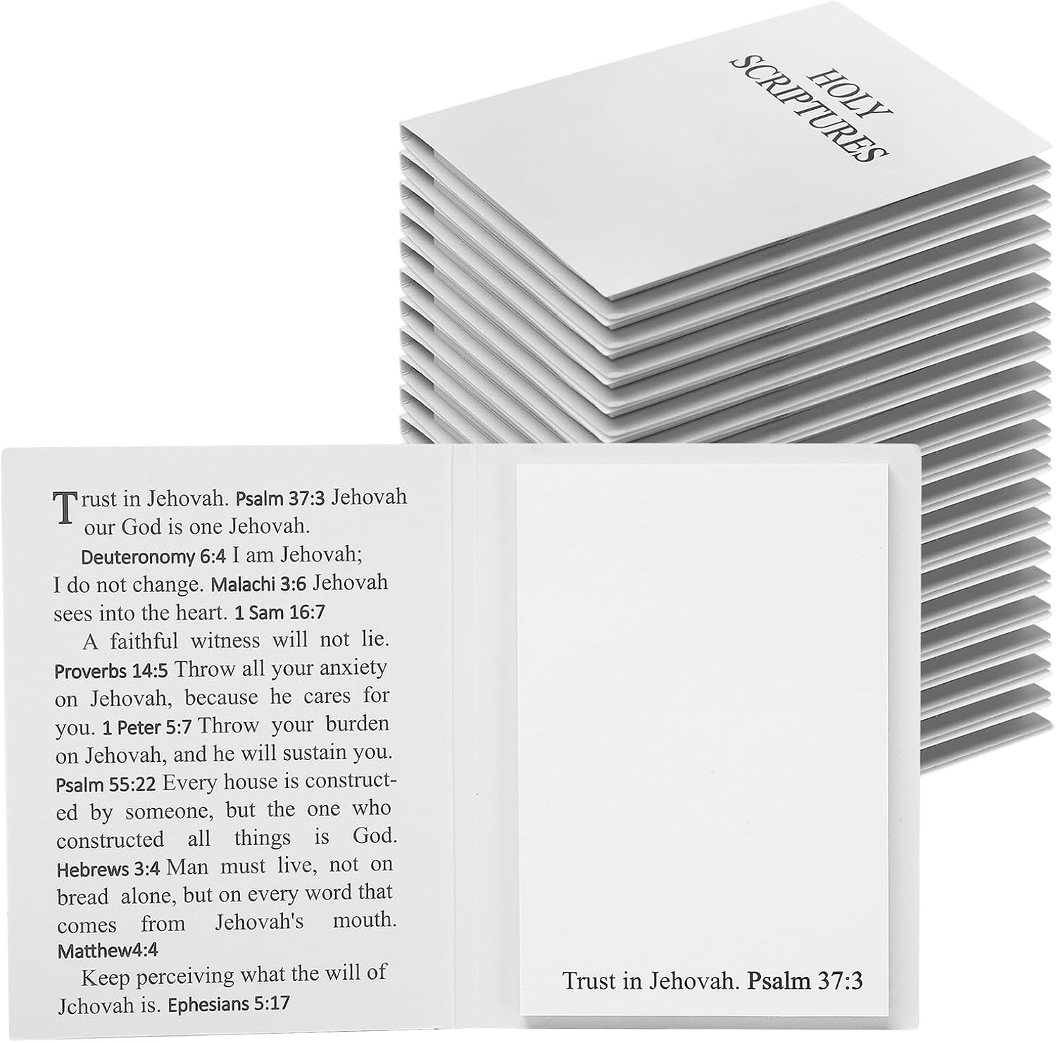 60 Pcs Jehovah Witness Bible Sticky Notes Accessories Gifts Ministry Supplies Notebook Christian Jehovah Notepads for Ministry Convention Service Study (Classic English)