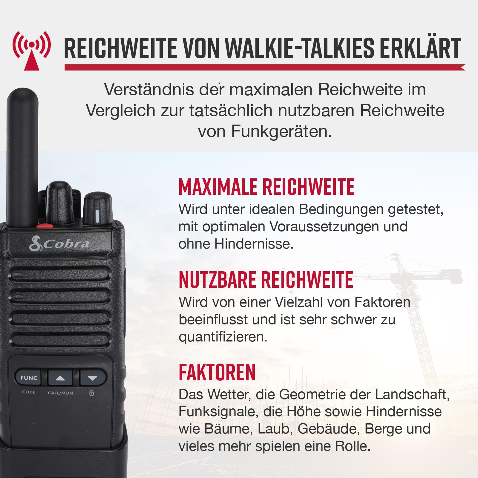 COBRA PX650 PMR446 RADIO TWIN PACK