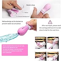 Vista 20 de Adjustable Silicone Cat Scratch Proof Boots for Bathing and Grooming