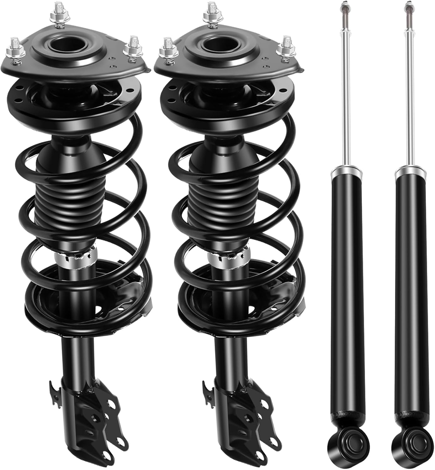Front Rear Struts Assembly Shock Absorber with Coil Spring for Toyota Echo 2000-2005,171575 343295