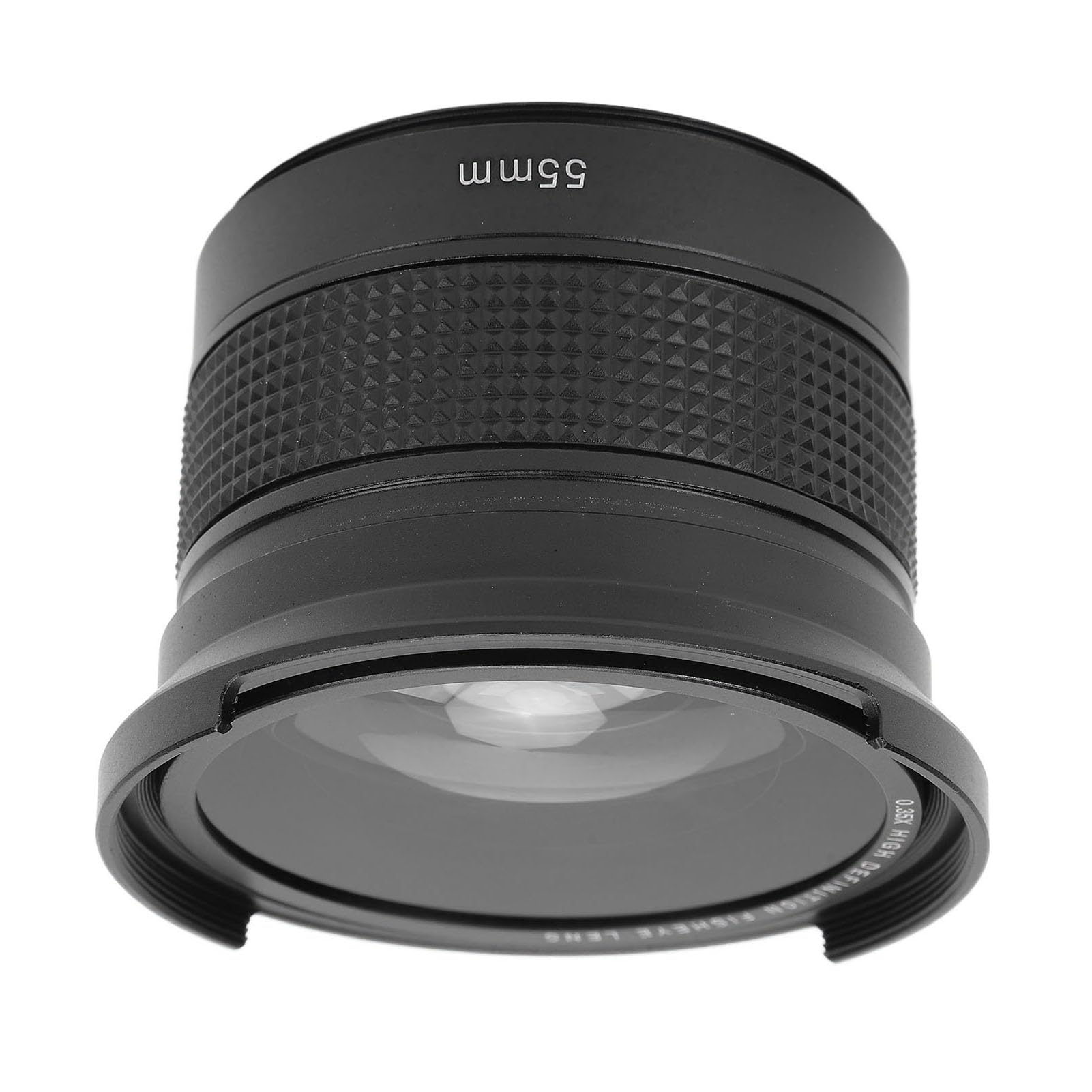 Super Wide Angle Fisheye Lens, 2 in 1 Detachable Fisheye Lens 0.35 Magnification for Photography (49mm) (55mm)