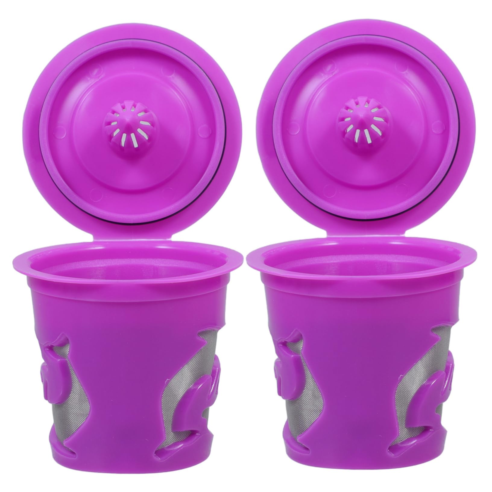 2Pcs Reusable Coffee Filters Wear Resistant Coffee Strainers Drainers for Convenient Brewing Multi Function Coffee Filter Cups