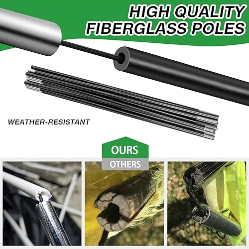 Miniatura 3 de Paquete de 2 redes de fútbol de 4 x 3 pies, porterías de fútbol para practicar niños para interiores y exteriores. Red de fútbol portátil con bolsa