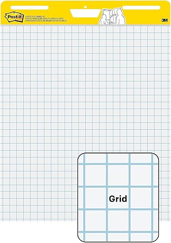 Miniatura 6 de Post-it 560VAD4PK - Almohadilla de caballete, autoadhesiva, rejilla tenue, 30 hojas, 25 pulgadas x 30 pulgadas, 4/CT, WE