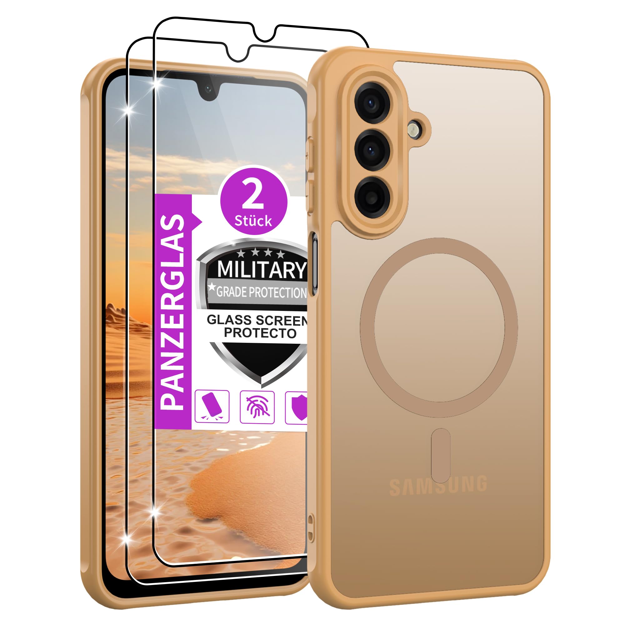 Jshru für Samsung Galaxy A15/A16/A56 5G/A17 /A26/A36/A37/A57 Hülle