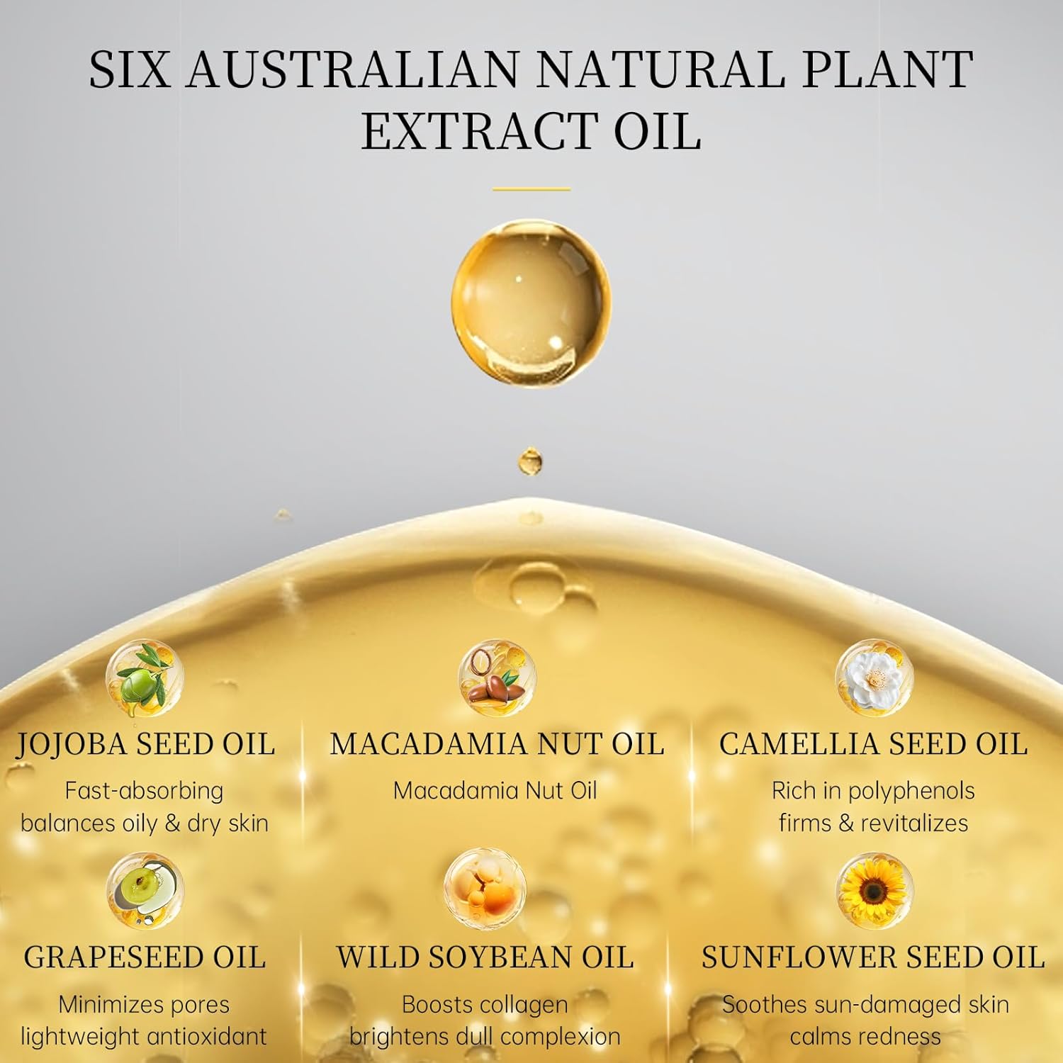 60 Day Type I & III Collagen Face Serums,Anti-Aging Wrinkle,Daily Line Smoothing Skin Care Treatment for Fine Lines, Post-Acne Scars | 3% Squalane + jojoba oil, 60 Individual Capsules - Image 5