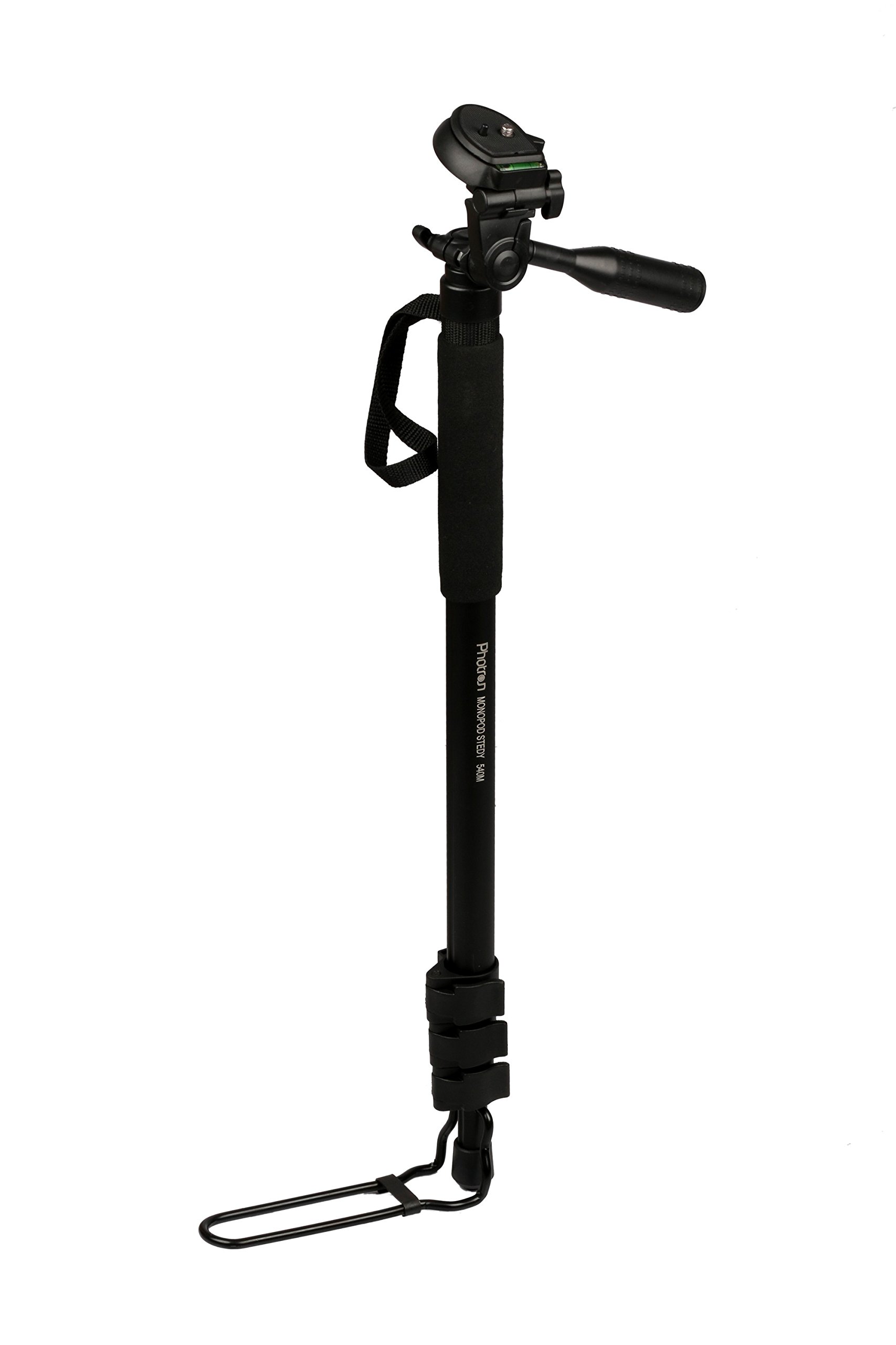 Photron Stedy 540M with Head and Stand Monopod Kit (Black, Supports Up to 3000 G, Max Height 5.40 Feet)