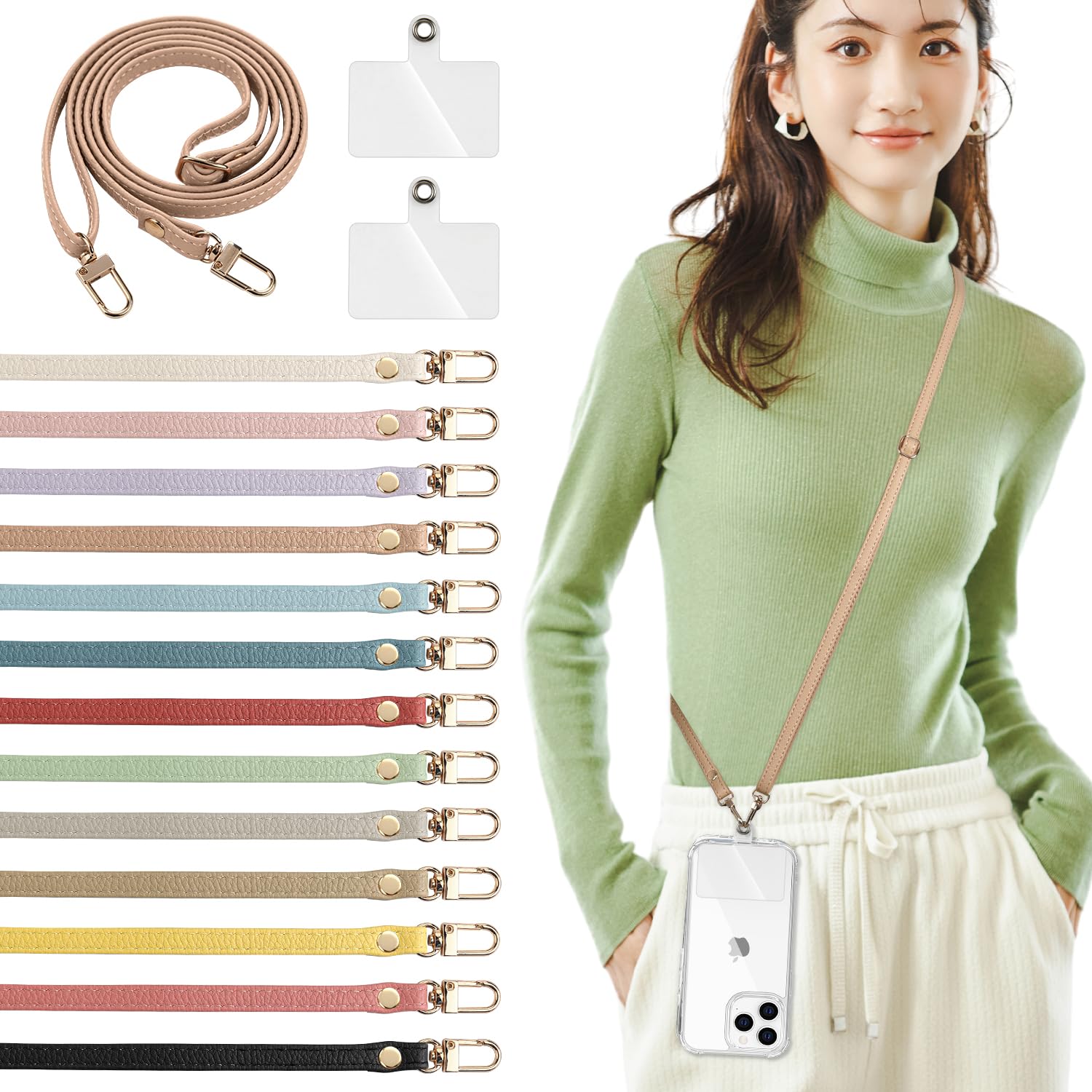 Amazon.co.jp: [JMcase] スマホストラップ ショルダー 約70cm