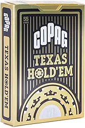 Baralho Poker Texas Hold'em Naipe Grande - Preto - Poker Size - Copag