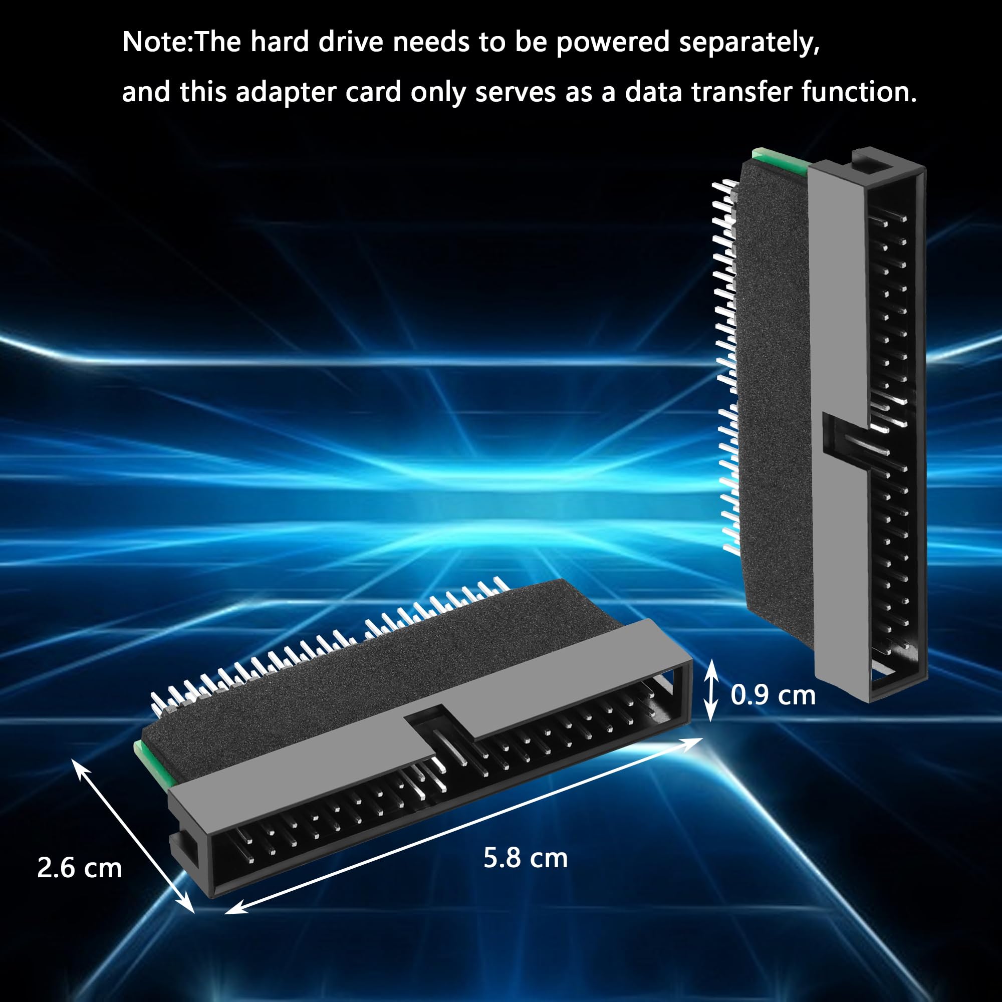 GINTOOYUN 2 adattatoriIDE a 44pin e 40pin per unità SSD, laptop, desktop