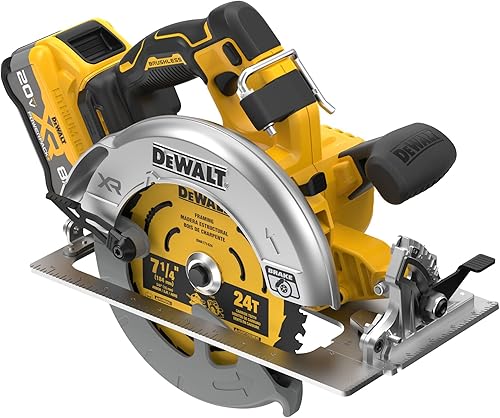 Miniatura 10 de DEWALT Kit de sierra circular inalámbrica sin escobillas de 20 V MAX XR de 7-14 pulgadas con batería y cargador (DCS590WW1)