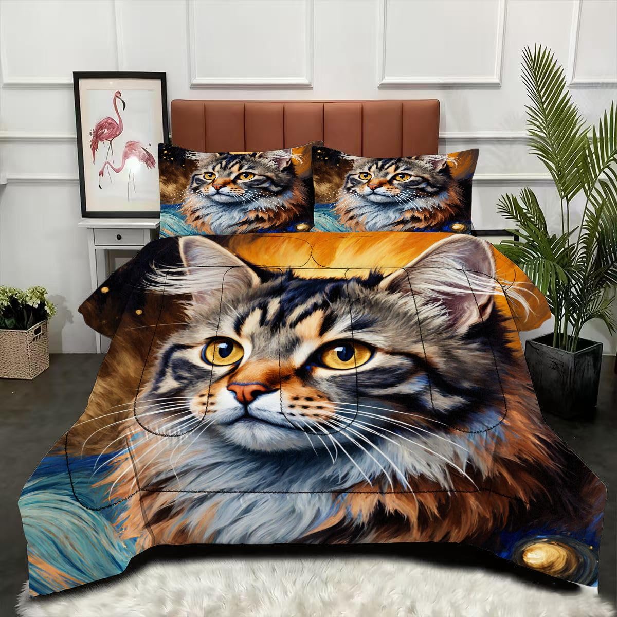Couette 3D Maine Coon 220x240 cm pour transformer l'ambiance de votre suite hôtelière