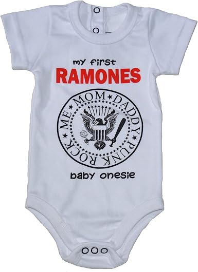 Amazon.com: Clásico Punk Rock Band Logo bebé onesie, Blanco, 6 meses : Ropa,  Zapatos y Joyería