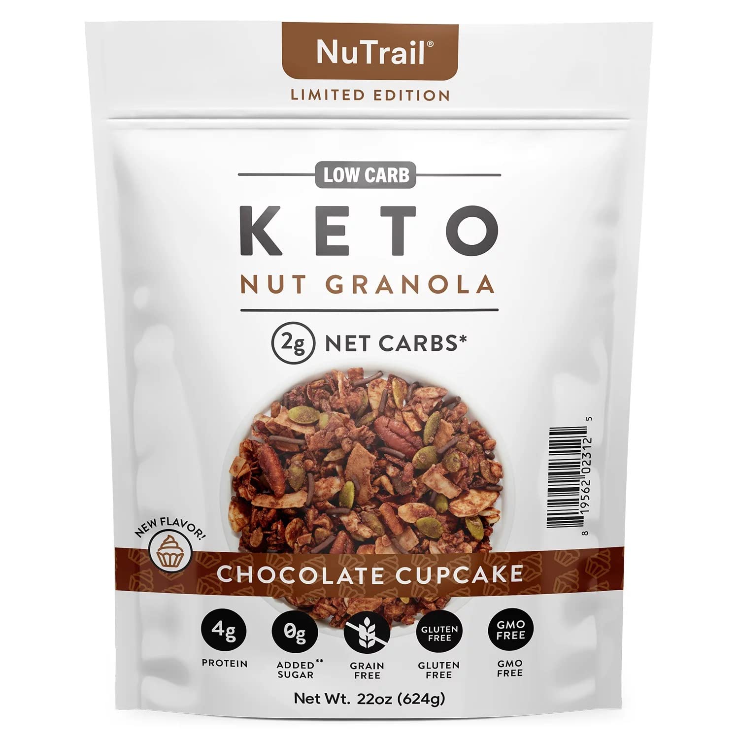 NuTrail Keto Nut Granola, Chocolate Cupcake (22oz.)