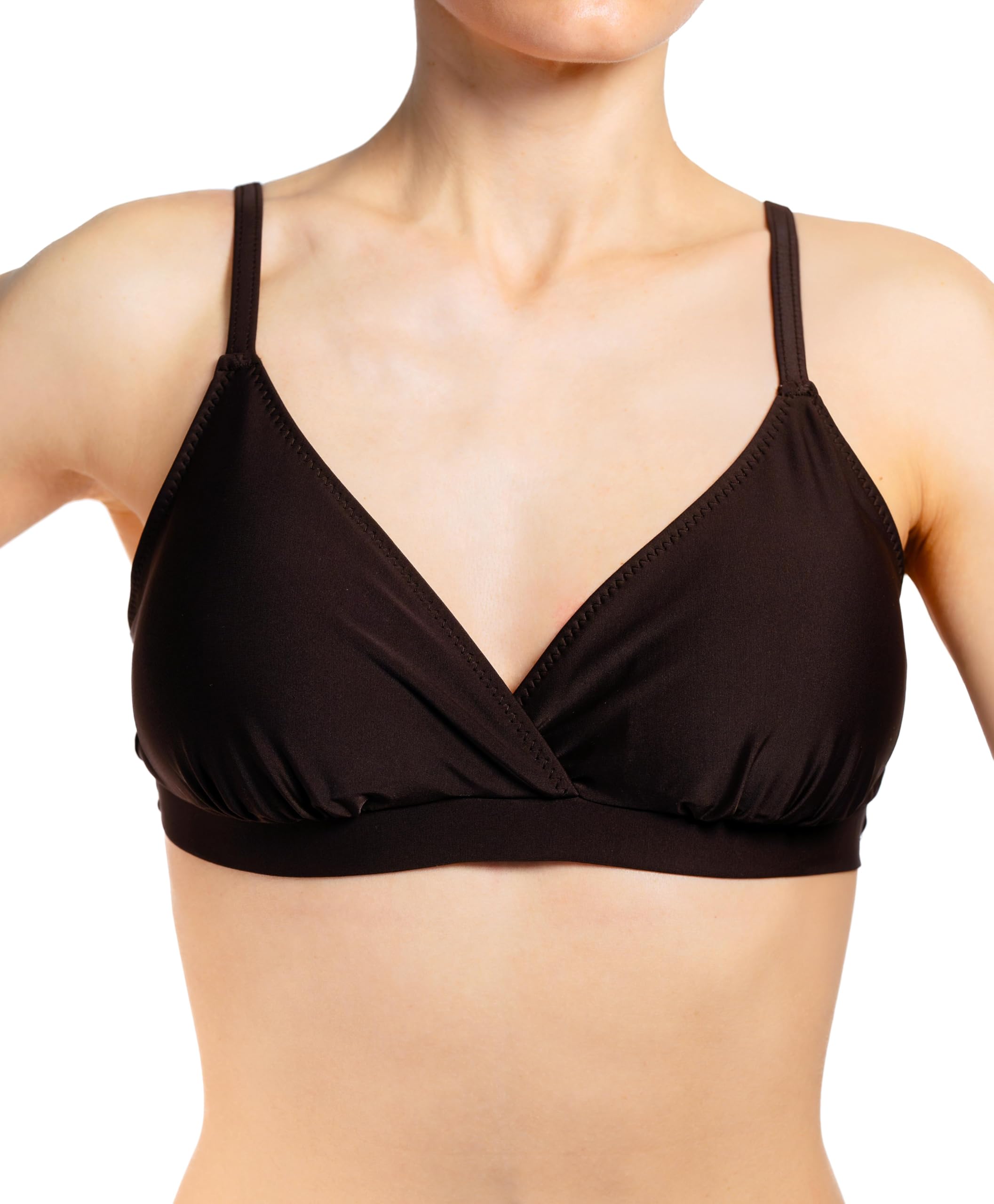 Aquarti Bikini Top Donna – Reggiseno da Bagno Comodo, Coppe A–D, Vari Colori e allacciature, Stile Senza Tempo