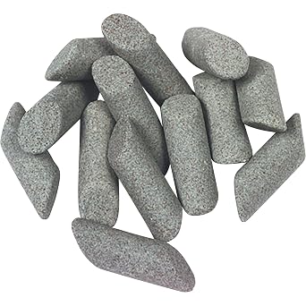 Raytech 41-328 Polyhedrons Ceramic Media, 90 lbs/cu ft Density, 3/8" Size, 20lbs Weight