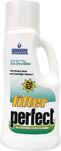 Natural Chemistry 03215 Filtro perfecto limpiador de filtro de piscina, 1 litro