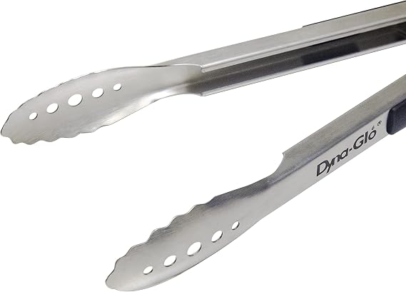 Dyna Glo 2PC Stainless Steel Set Spatula and Tongs