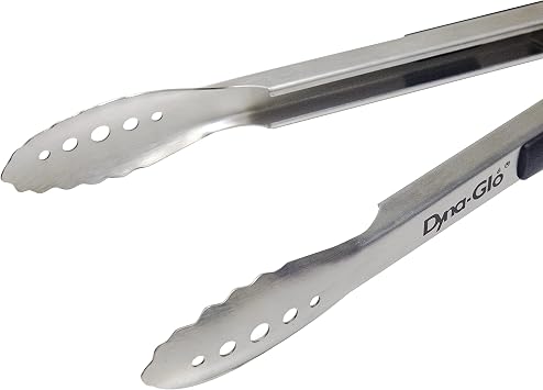 Dyna Glo 2PC Stainless Steel Set Spatula and Tongs