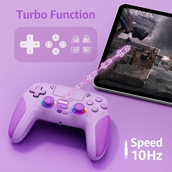 Kamylorus Wireless Controller for PS-5 PC, Hall Effect Controller