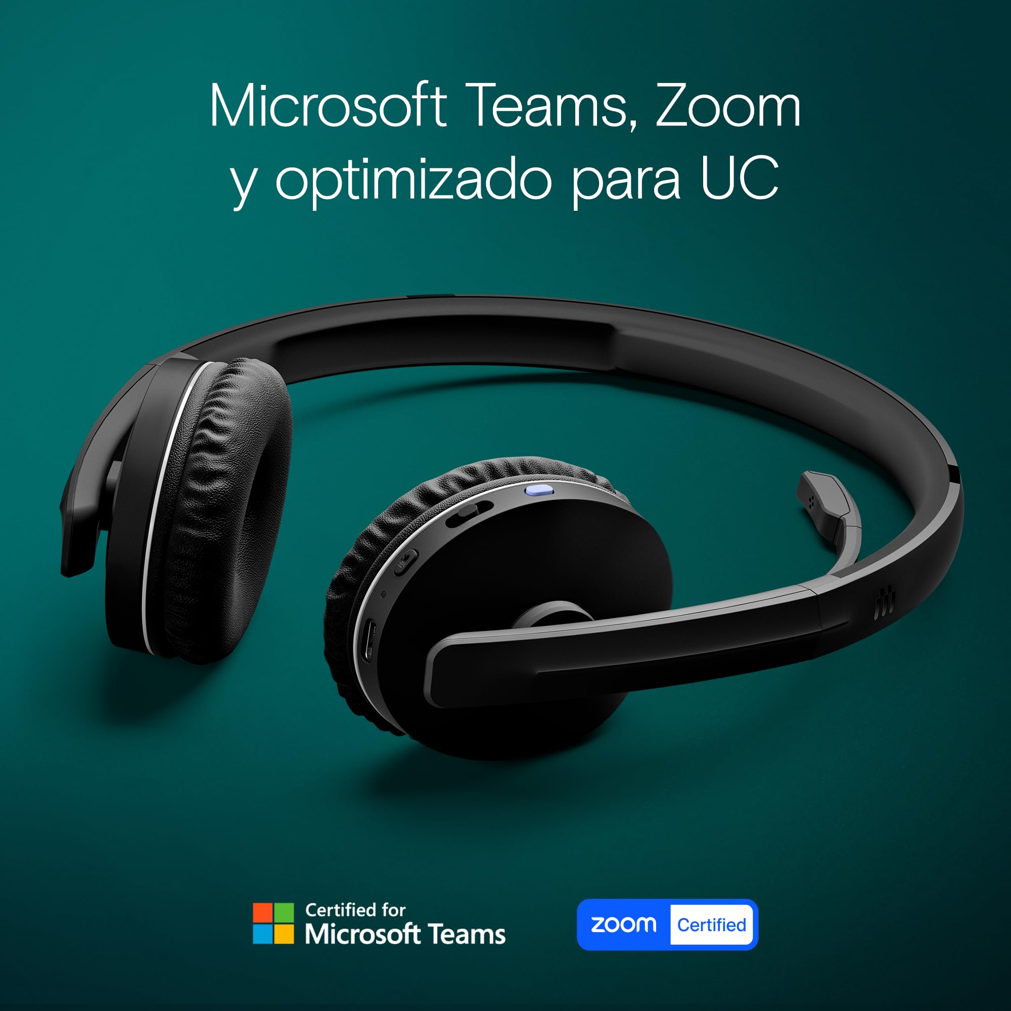 Auriculares con micrófono EPOS SENNHEISER C20 | Auriculares inalámbricos con batería de hasta 27 Horas y tecnología EPOS BrainAdapt™