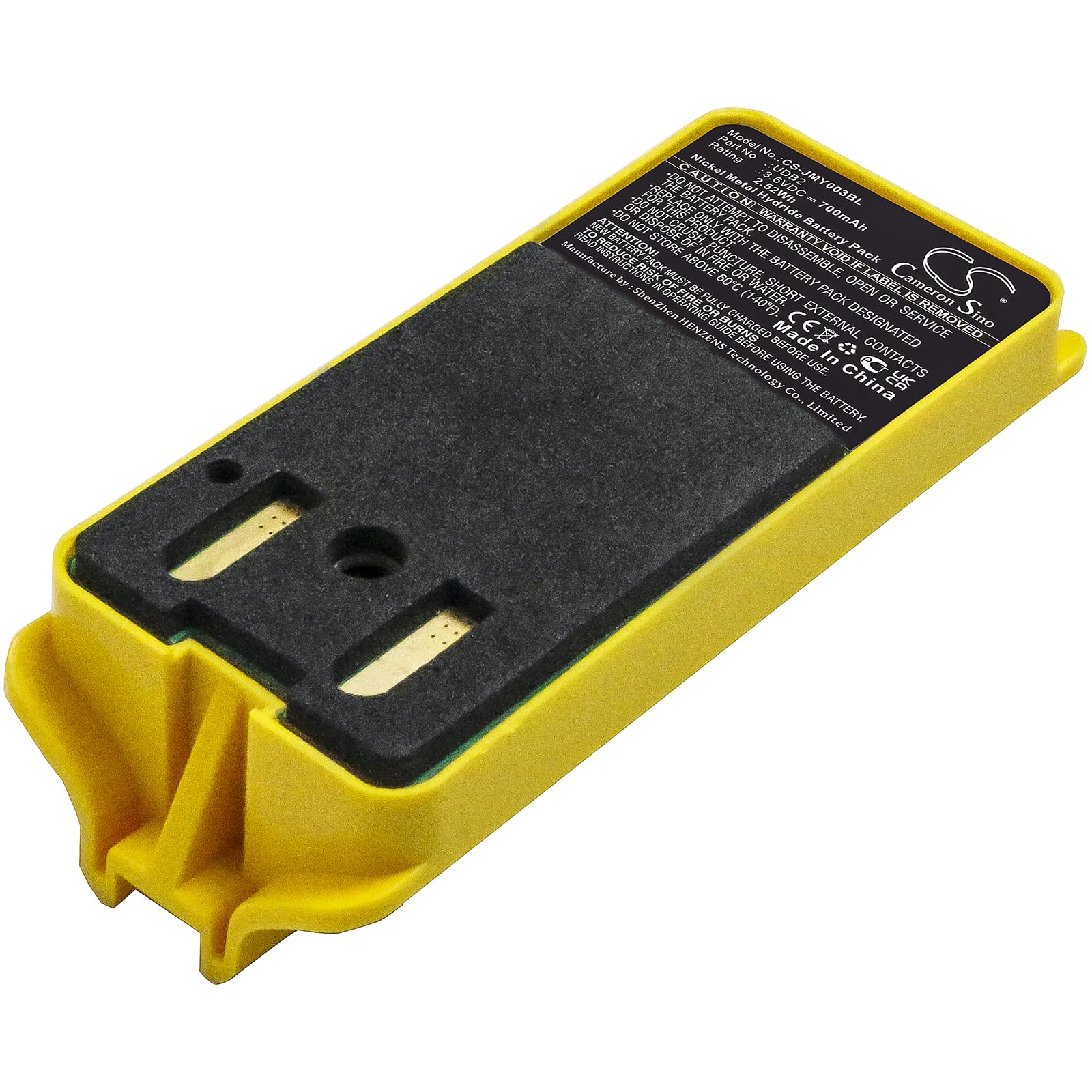 TECHTEK Batteries Compatible avec [Jay] A003 Has, Modular Industrial Radio Remote Control, Remote UDE remplace UDB2