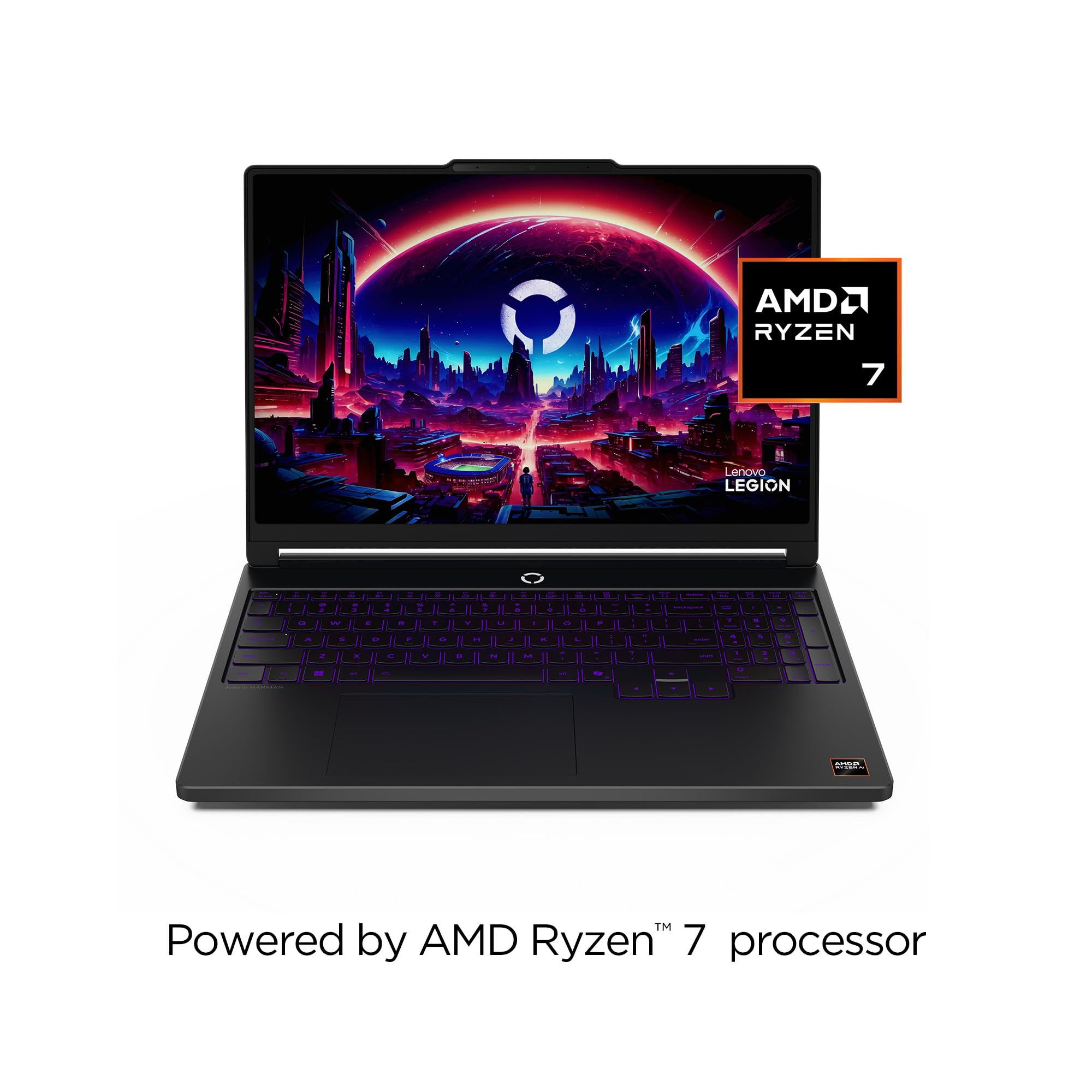 Lenovo Legion 5a - 2026 - Gaming Laptop - Schermo OLED WQXGA NVIDIA GeForce RTX 5060-15,3" - Frequenza di aggiornamento 165Hz - Ryzen 7 250-32 GB di memoria - 1 TB di memoria - Eclipse Black
