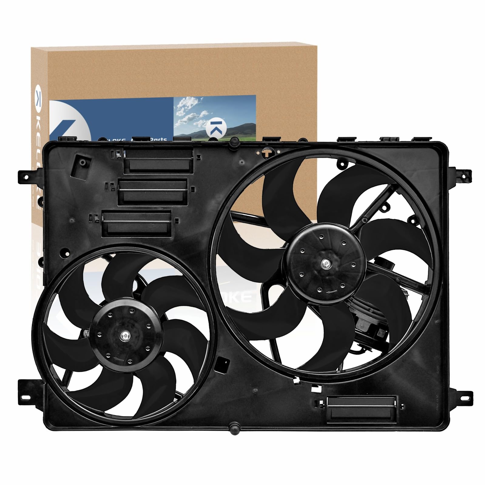 KELOKE Engine Radiator Cooling Fan Assembly