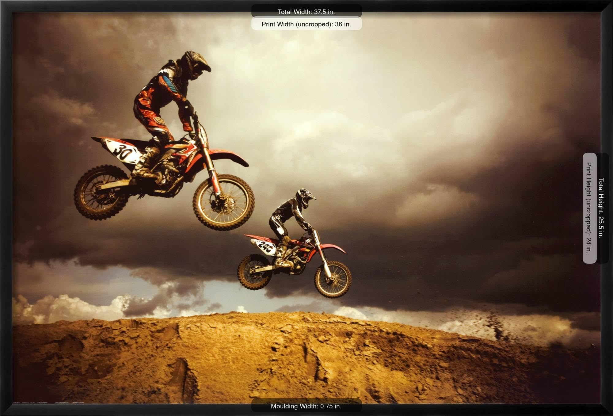 Amazon.com: AllPosters Wall Poster Motocross: Big Air on Black