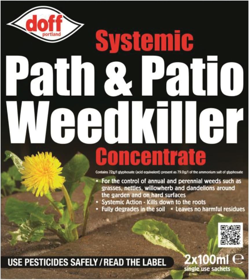 DOFF FI002DOF Systemic Path/Patio Weedkiller with 2Sachet Amazon.co