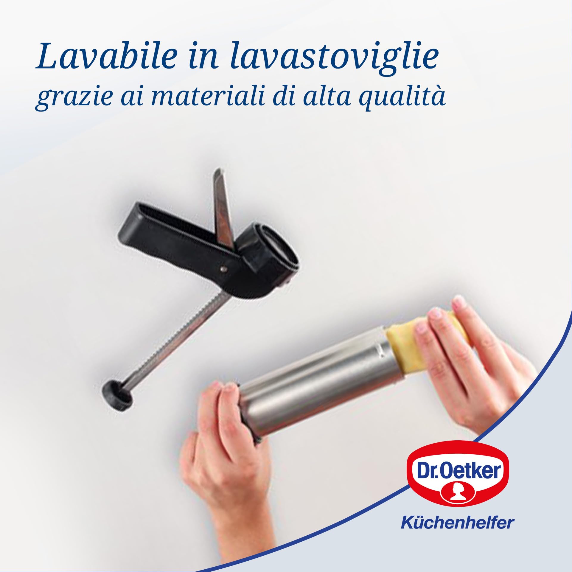 Dr. Oetker Pressa Sparabiscotti con 12 formine Linea Profi