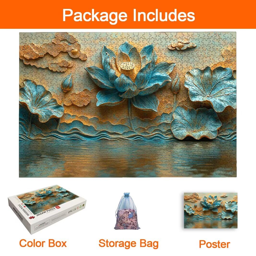 Puzzle 1000 Pezzi, Puzzle Loto, Misura: 70x50cm, Regalo Donna/Uomo -8395