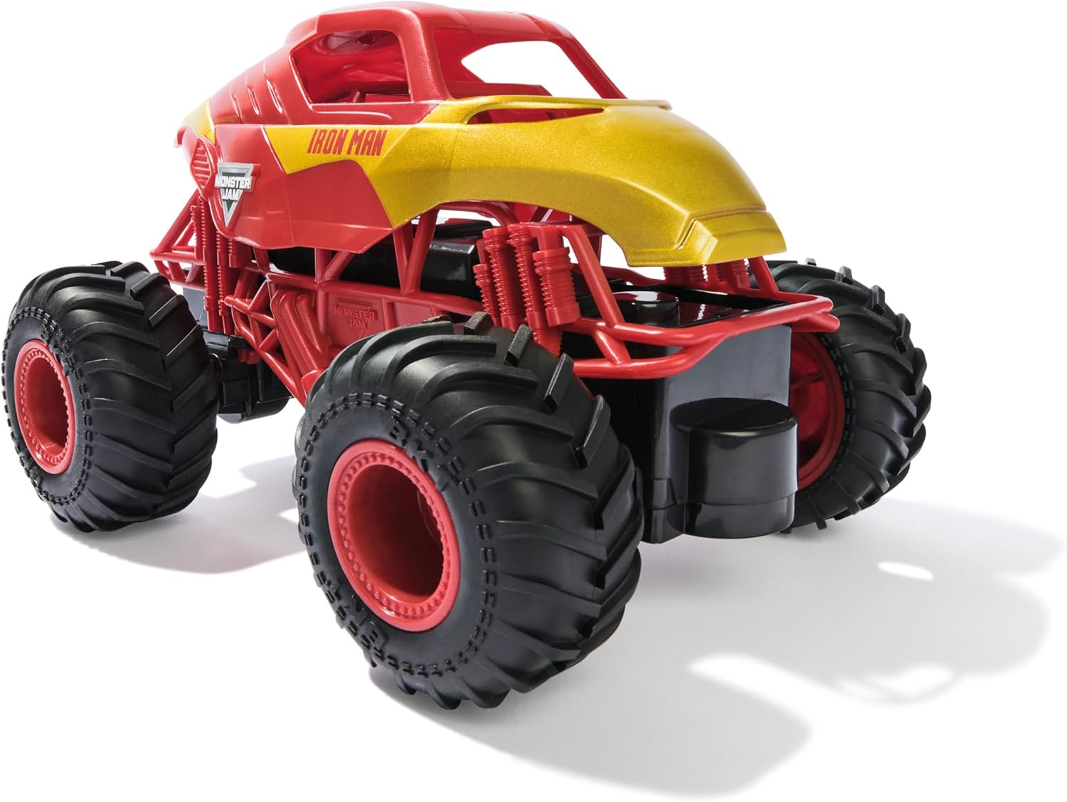 Monster Jam, Marvel Official Superhero RC Challenge Pack Iron Man and Amazing Spider-Man RC Trucks 1:24 Scale RC Kids Toy for Ages 4+