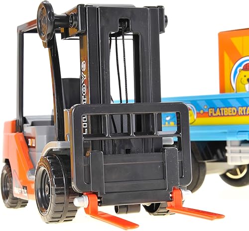 Miniatura 9 de PowerTRC - Juego de camión y carretilla elevadora por fricción  Colección de juguetes  Juguetes de escritorio  Niños