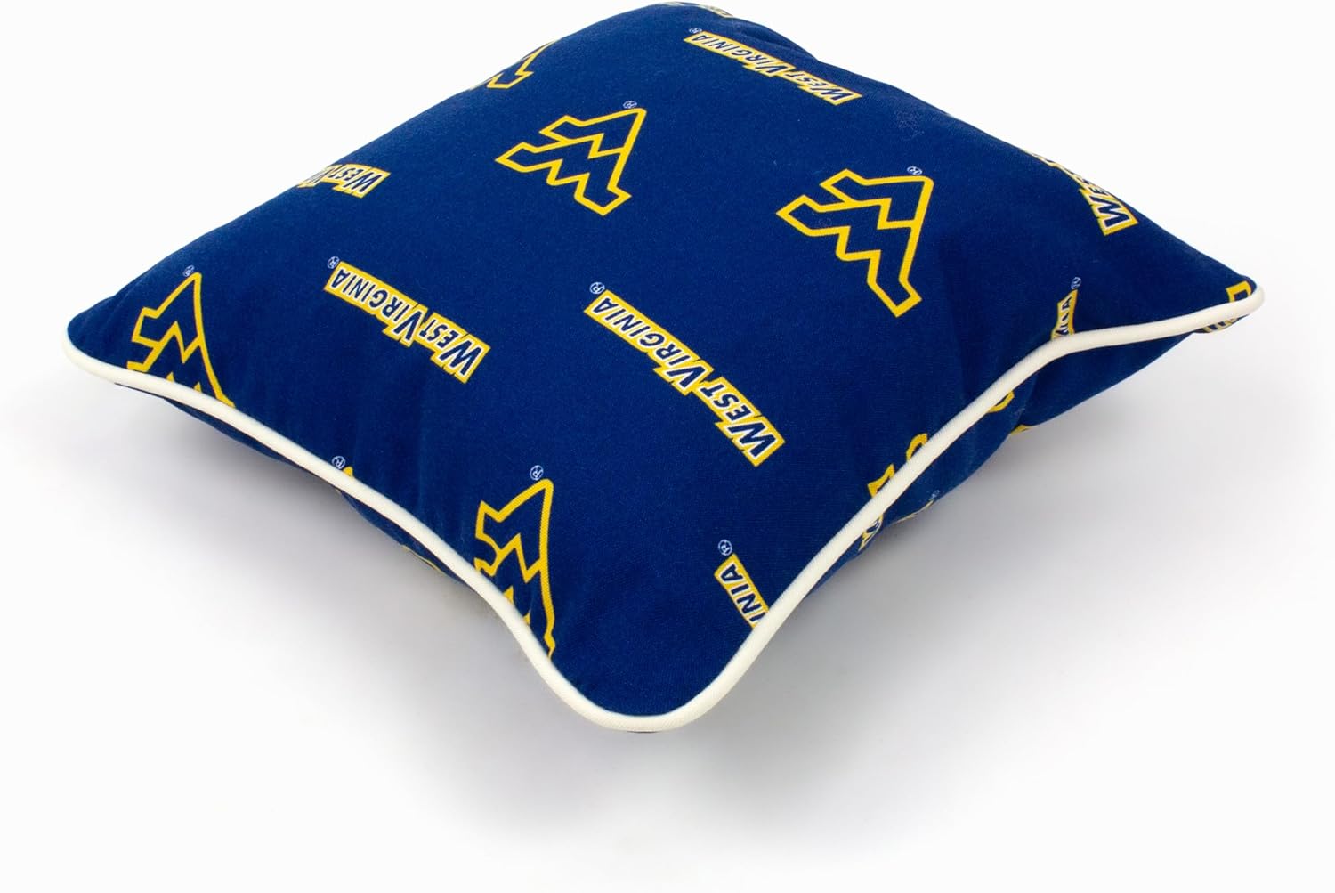 College Covers West Virginia Mountaineers Outdoor Decorative Pillow Pair-(2) 16" x 16" Pillows