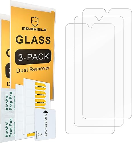 Miniatura 2 de Mr.Shield [Paquete de 3] Protector de pantalla para Nokia C110 [vidrio templado] [vidrio japonés con dureza 9H] Protector de pantalla