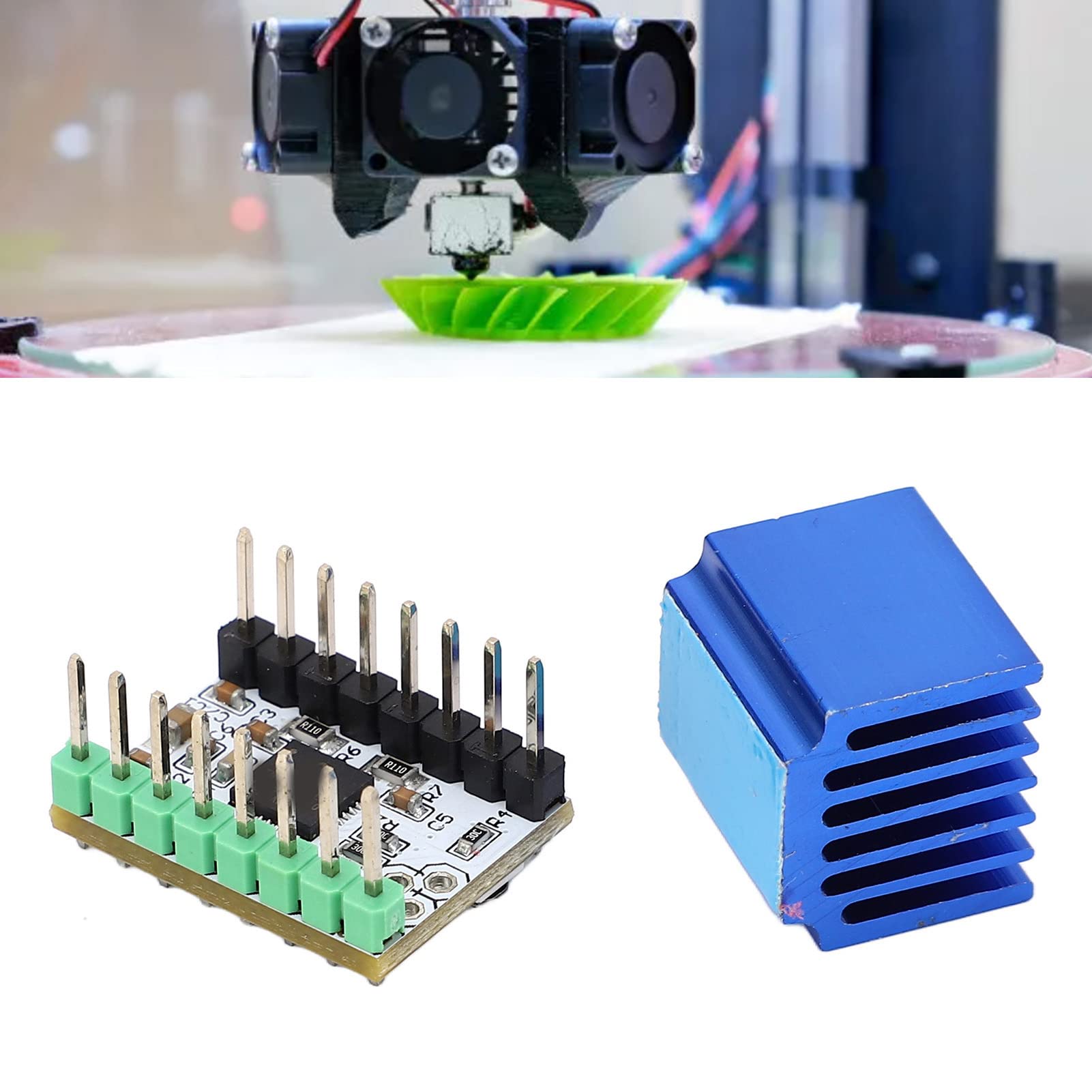 Stepper Motor Driver , Stepper Driver Reliable Performance Mini Super Quiet Fast Heat Dissipation 5-36V for 3D Printer