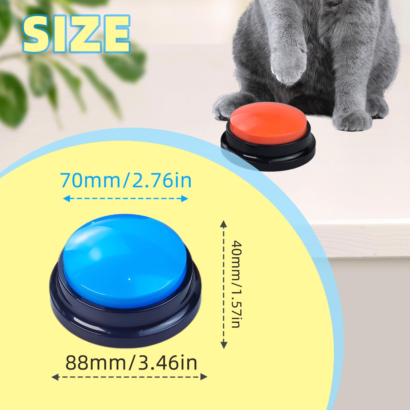Flylin 6 Packs Recordable Training Buttons - Image 2