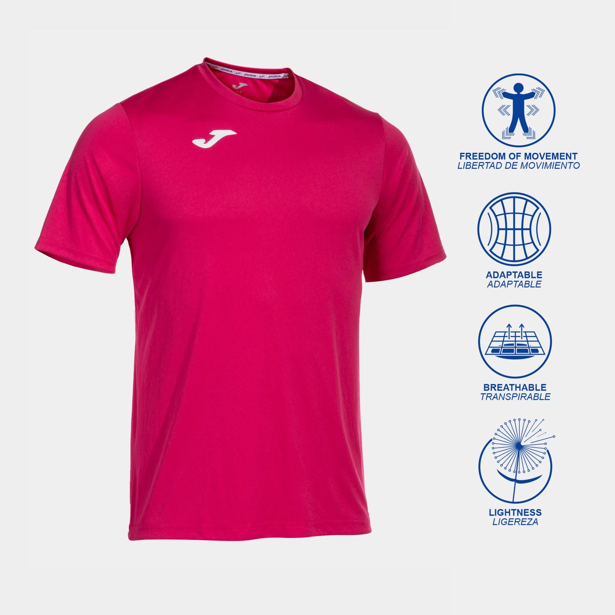 Image secondaire de Joma Combi M/C T-Shirt Manches Courtes Men's, Fuchsia, XS