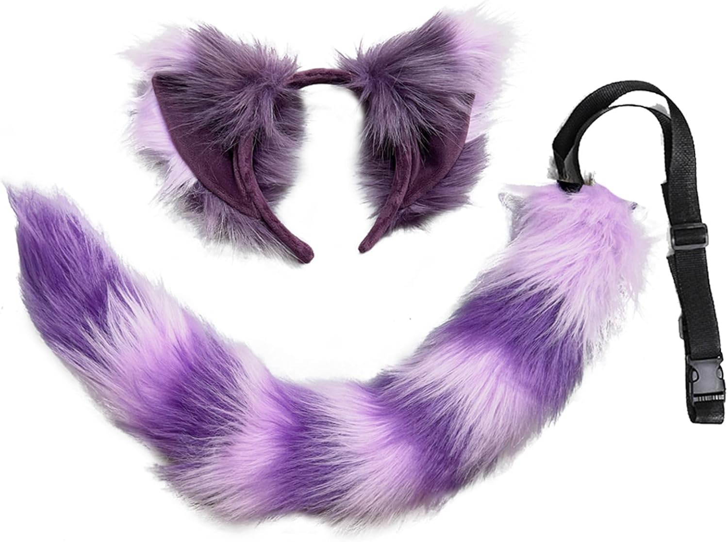 Cat Ear Tail Costume Handmade Fox Ear Tail Raccoon Cosplay Props
