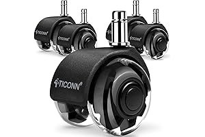 TICONN 2 Inch Castor Wheels - The Perfect Replacement for Smooth Floor Mobility