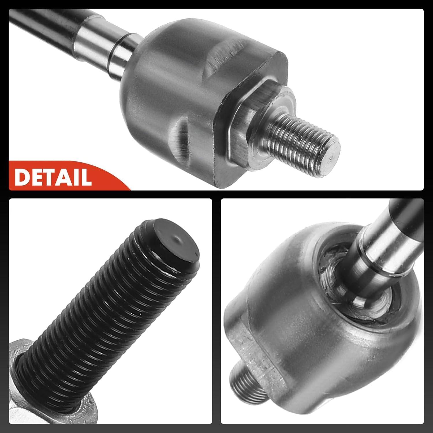 A-Premium 2 x Front Inner Tie Rod Ends, Compatible with Honda CR-V 1997 1998 1999 2000 2001