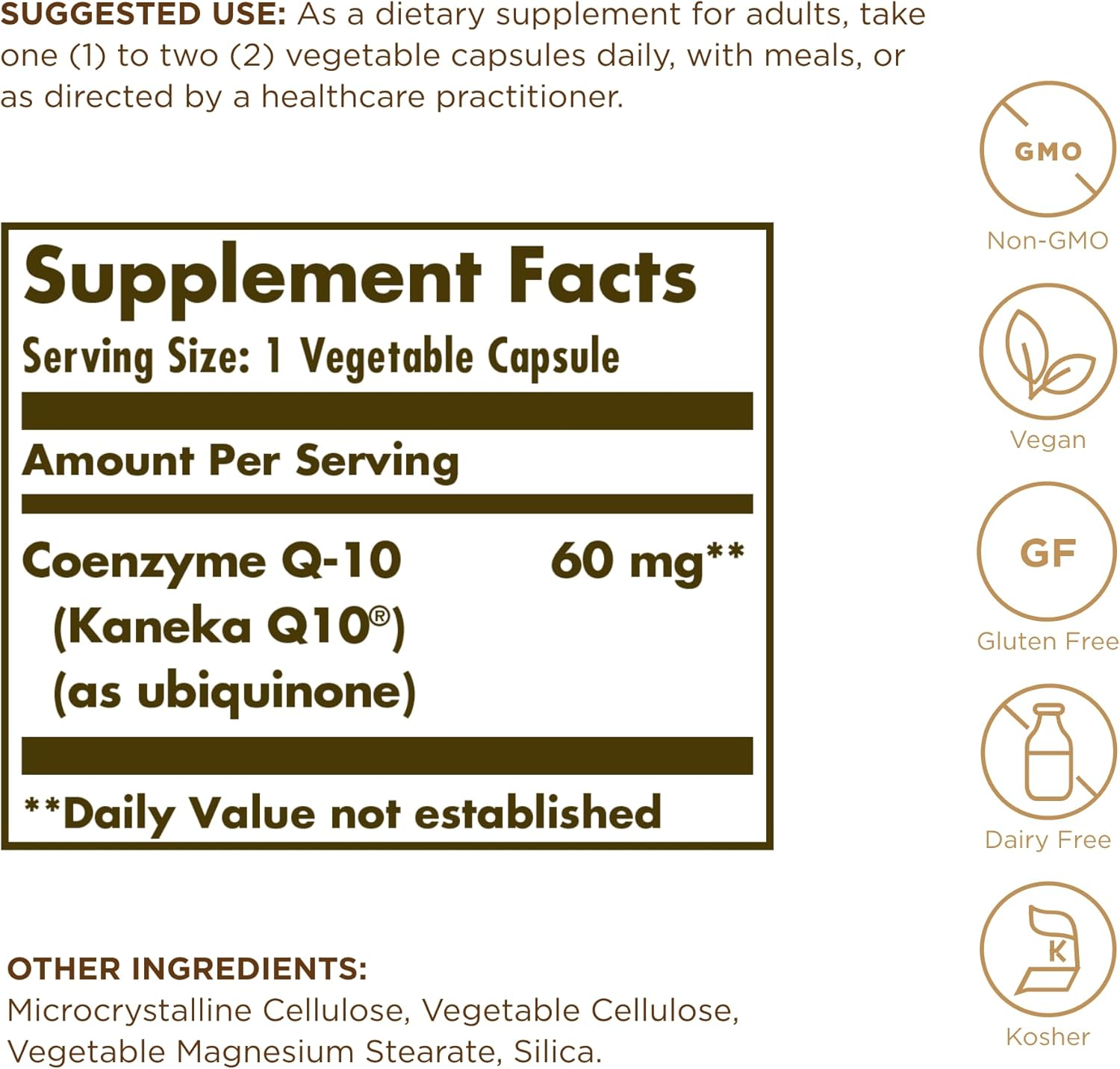 Coenzyme Q-10 60mg Solgar 180 VCaps