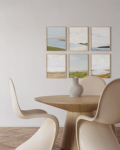 Miniatura 5 de HAUS AND HUES Arte de pared de paisaje - Pintura al óleo para paredes, arte de paisaje escénico, arte de pared de montaña para sala de estar,