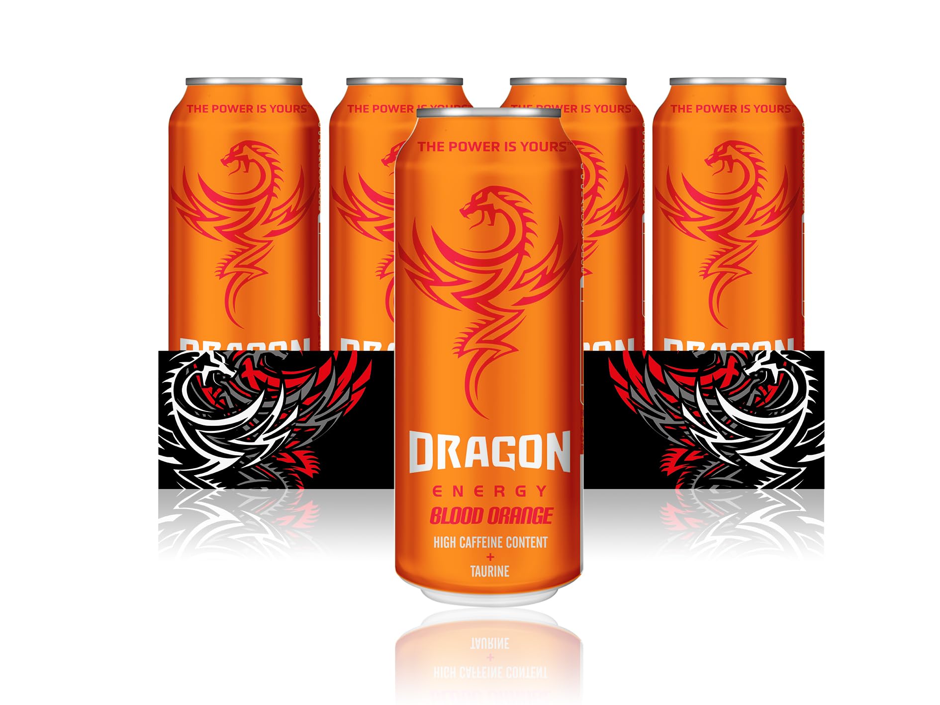 Dragon Energy Blood Orange Energy Drink 12 x 500ml Cans