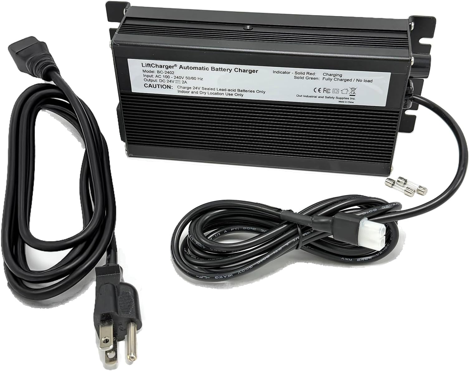 Top Industrial Battery Charger for Bruno Stair Lift Fits SRE-2750,SRE-2110,SRE-2010,SRE-1550,SRE-1540 Replacing OEM-2402 BCR-24018 Charger